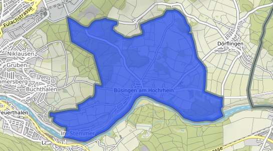 Bodenrichtwertkarte Buesingen am Hochrhein